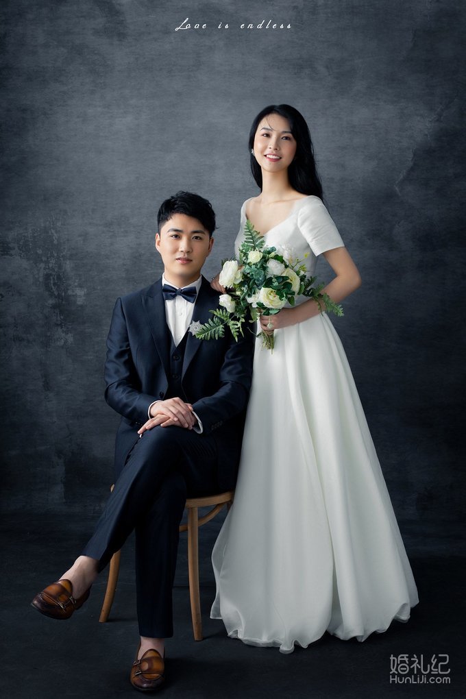 婚纱照这样拍太赞了，赫本风让你美如画中人