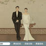 中式工笔画系列婚纱照