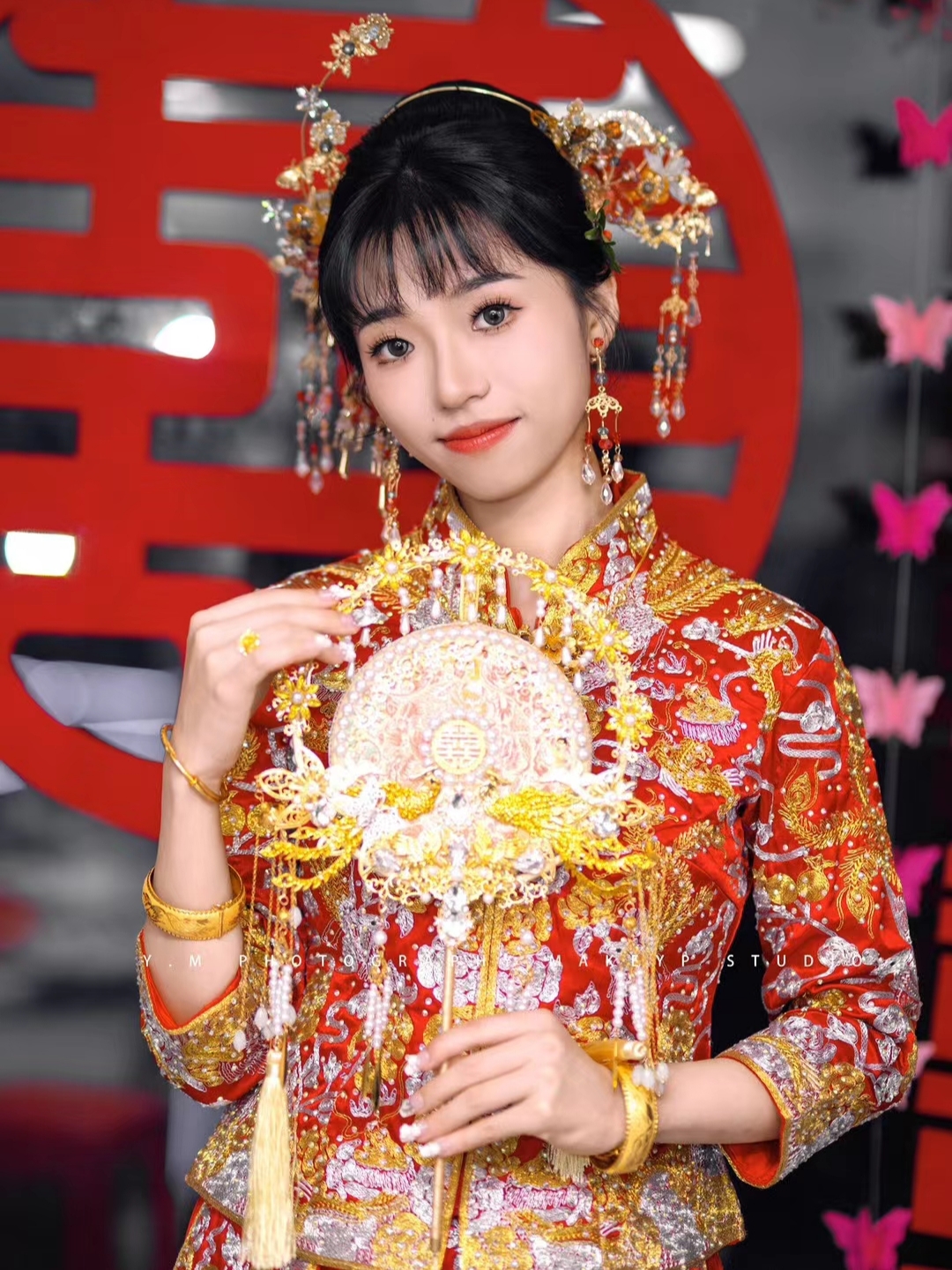 中式接亲造型
