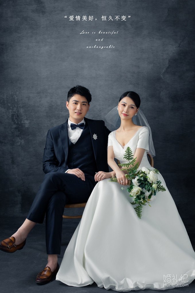 婚纱照这样拍太赞了，赫本风让你美如画中人