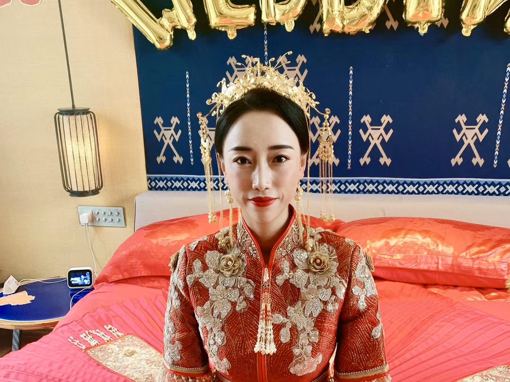 全海南三亚总监档化妆师早妆中式造型