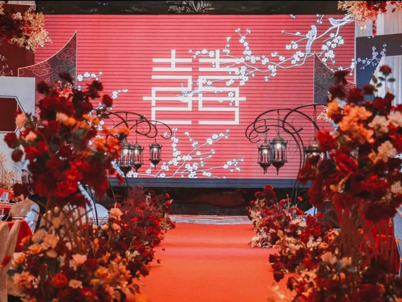 新中式紅色婚禮，萬元內(nèi)大氣喜慶高性價婚禮