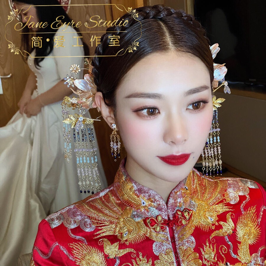 中式裙褂造型#簡(jiǎn)約溫婉#