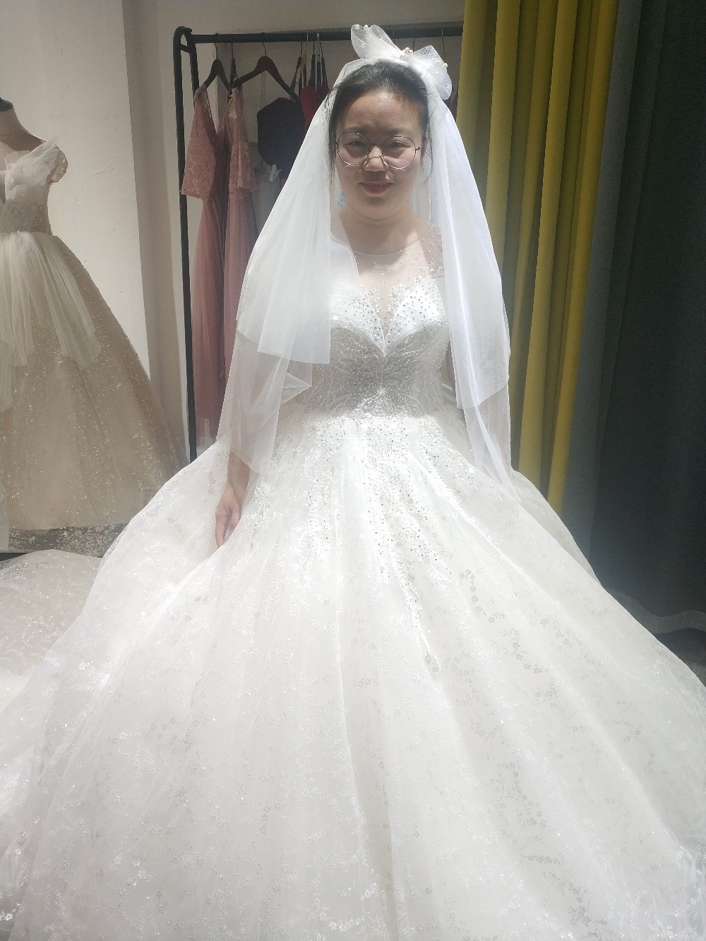 五一选了结婚婚纱，穿上太美了