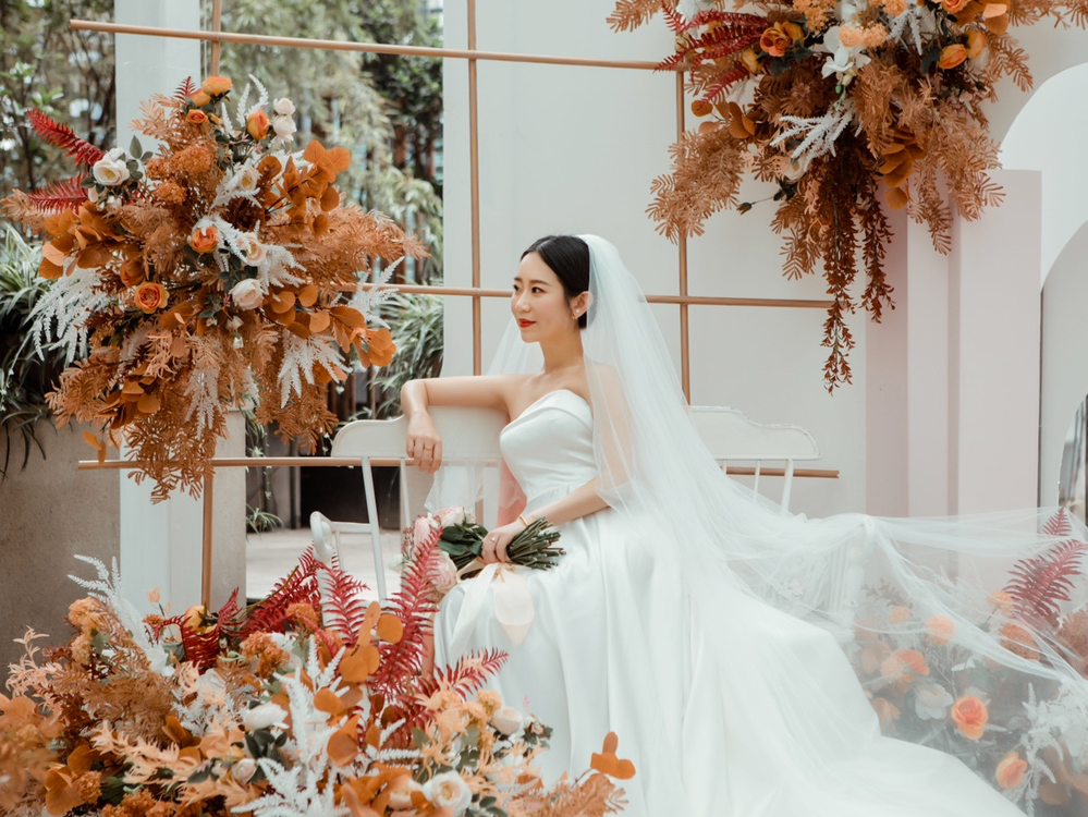 户外婚礼森系色调你喜欢哪种？