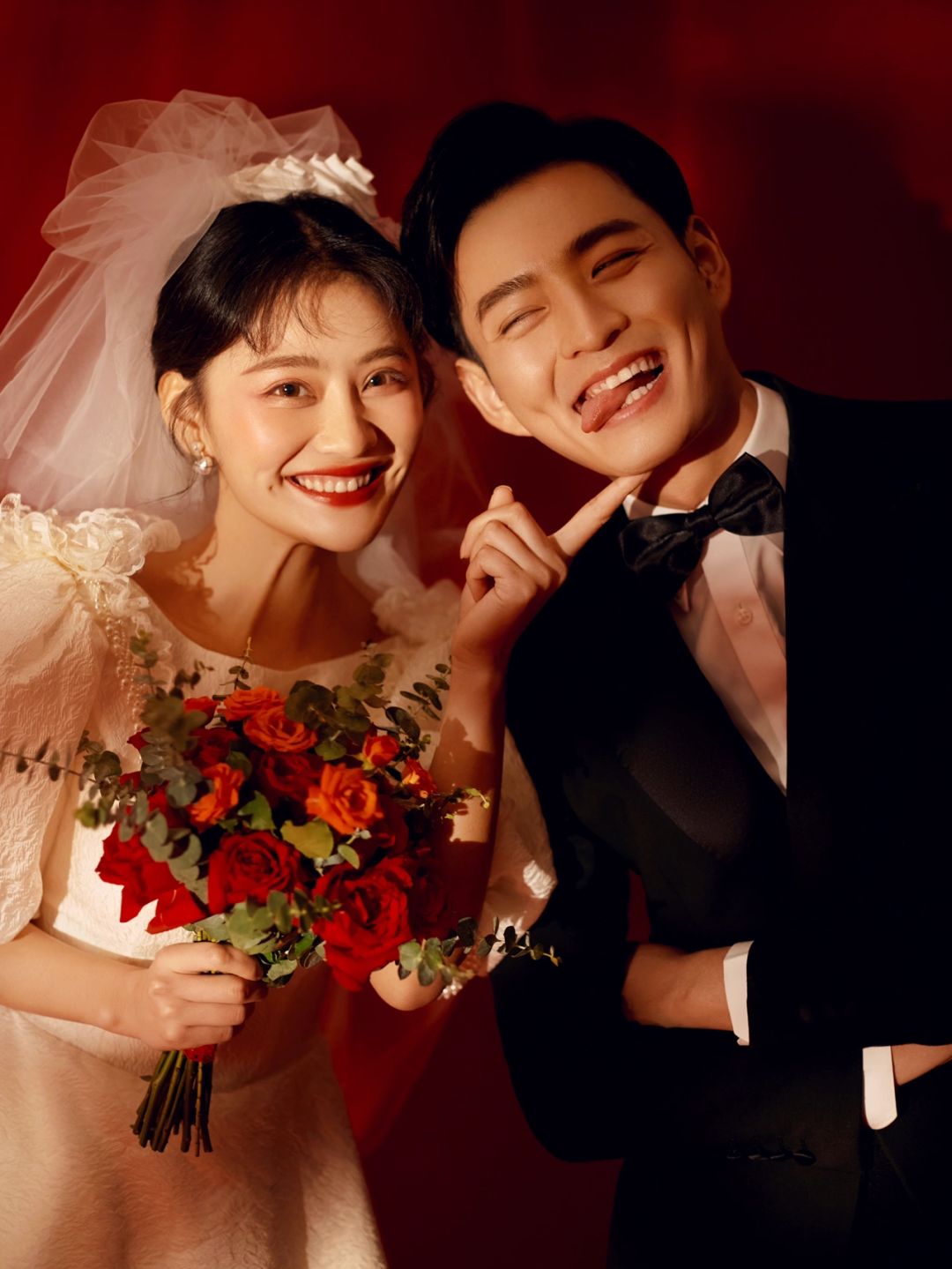 轻复古俏皮感婚纱照