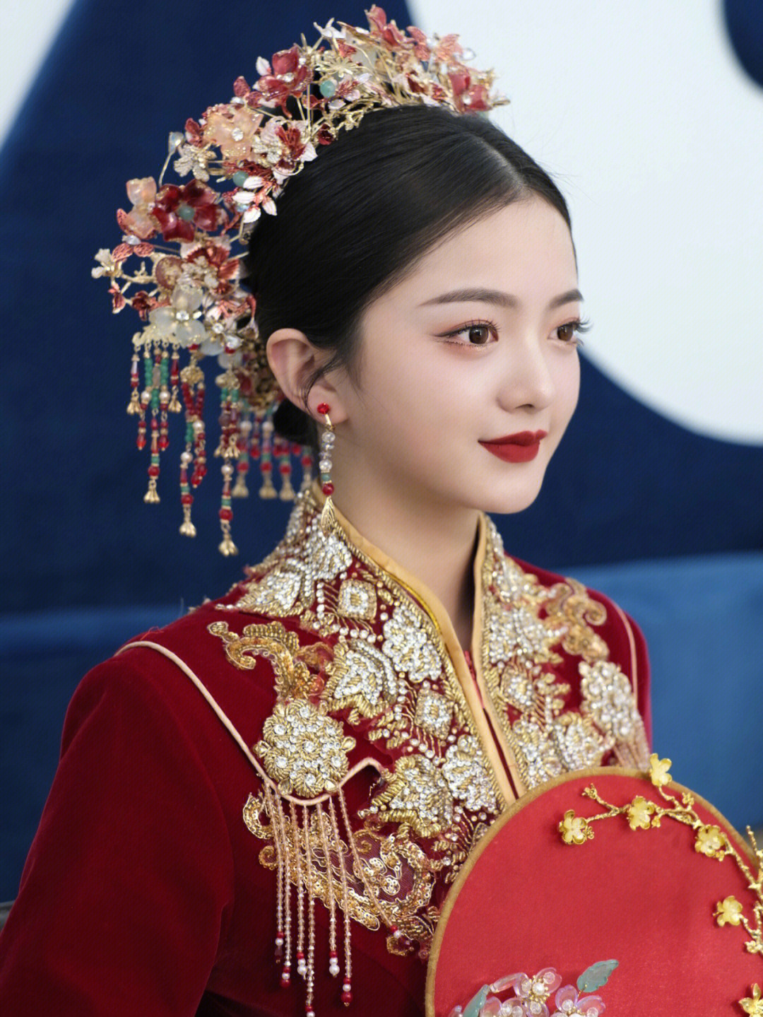 中式婚纱时尚造型 资深老师跟妆