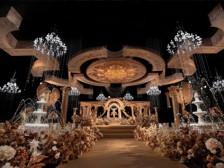 黑金色欧式婚礼