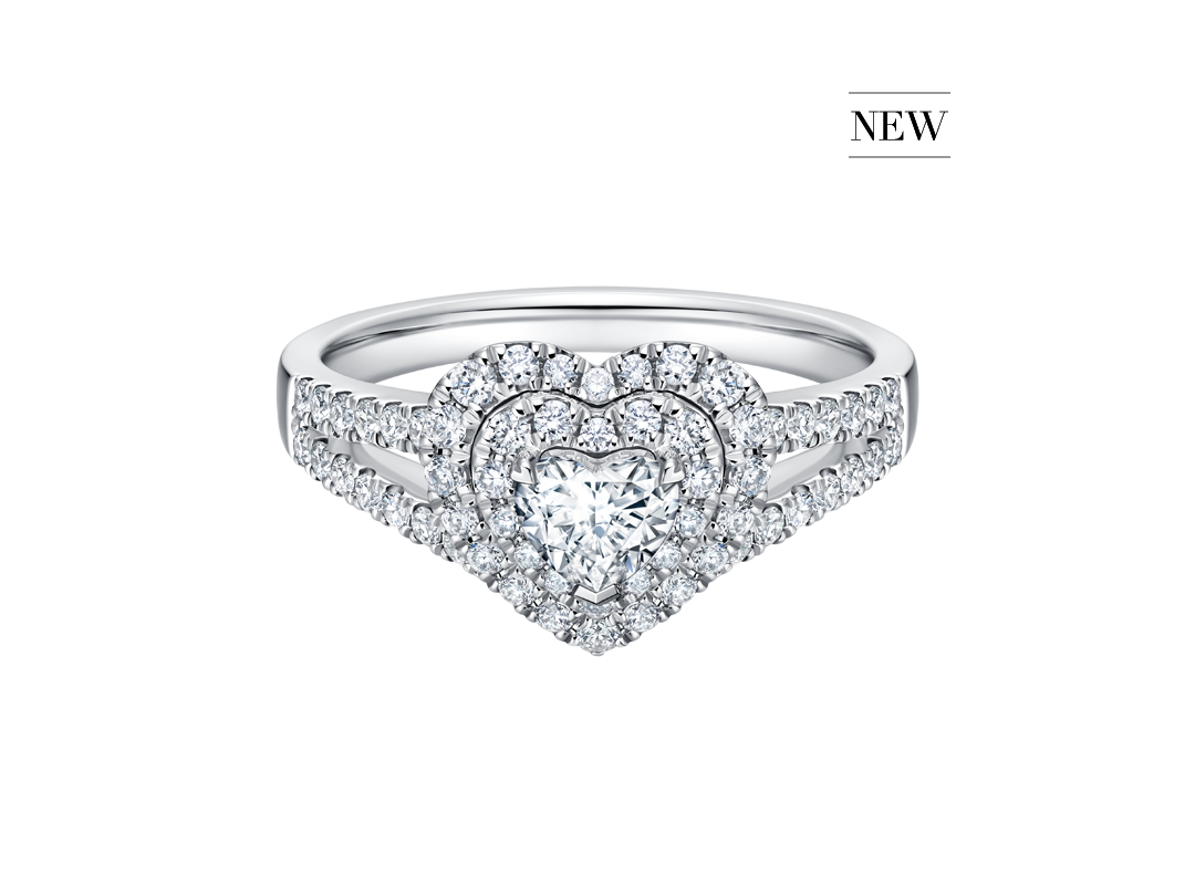 DR HEART奢华DR之心求婚钻戒WJ0341