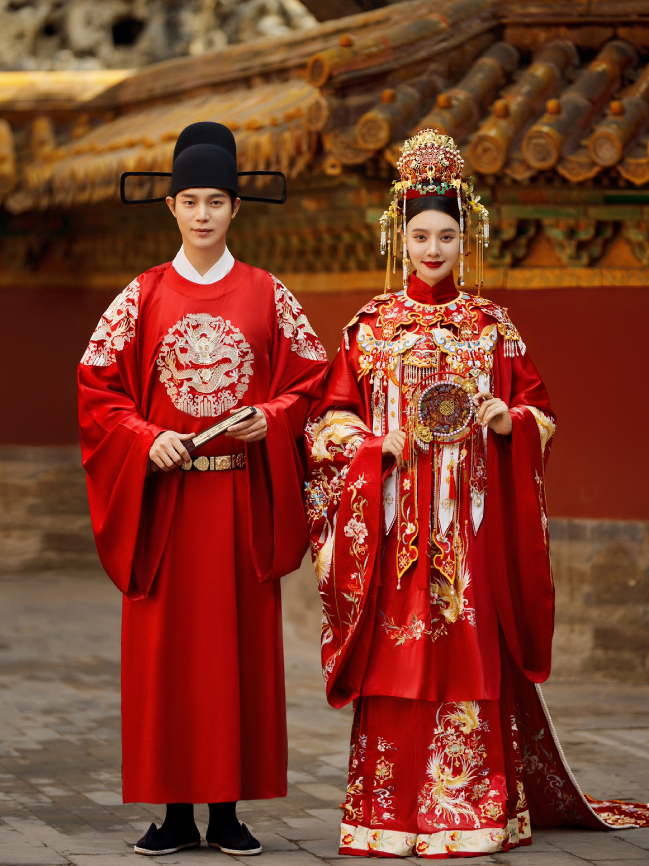 中国风汉服婚纱照|一价全包 | 一对一服务 外景