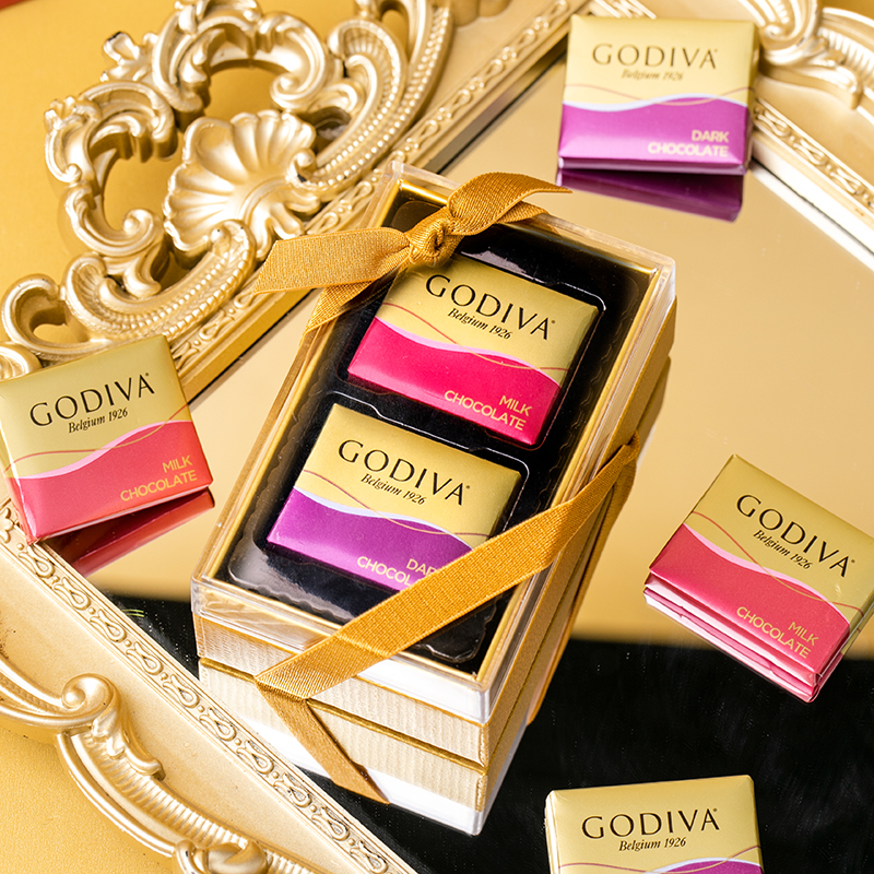 GODIVA/歌帝梵巧克力片装2粒装