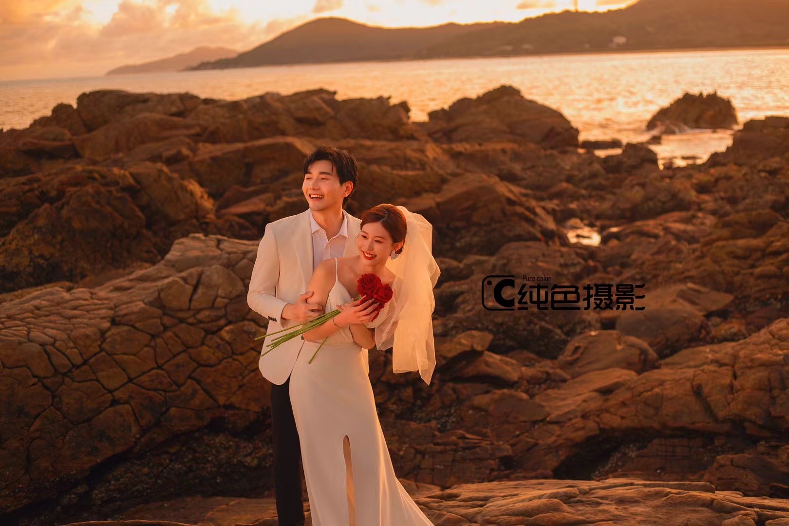 【浪漫海景婚紗照】陽江婚紗照拍攝、十服十造