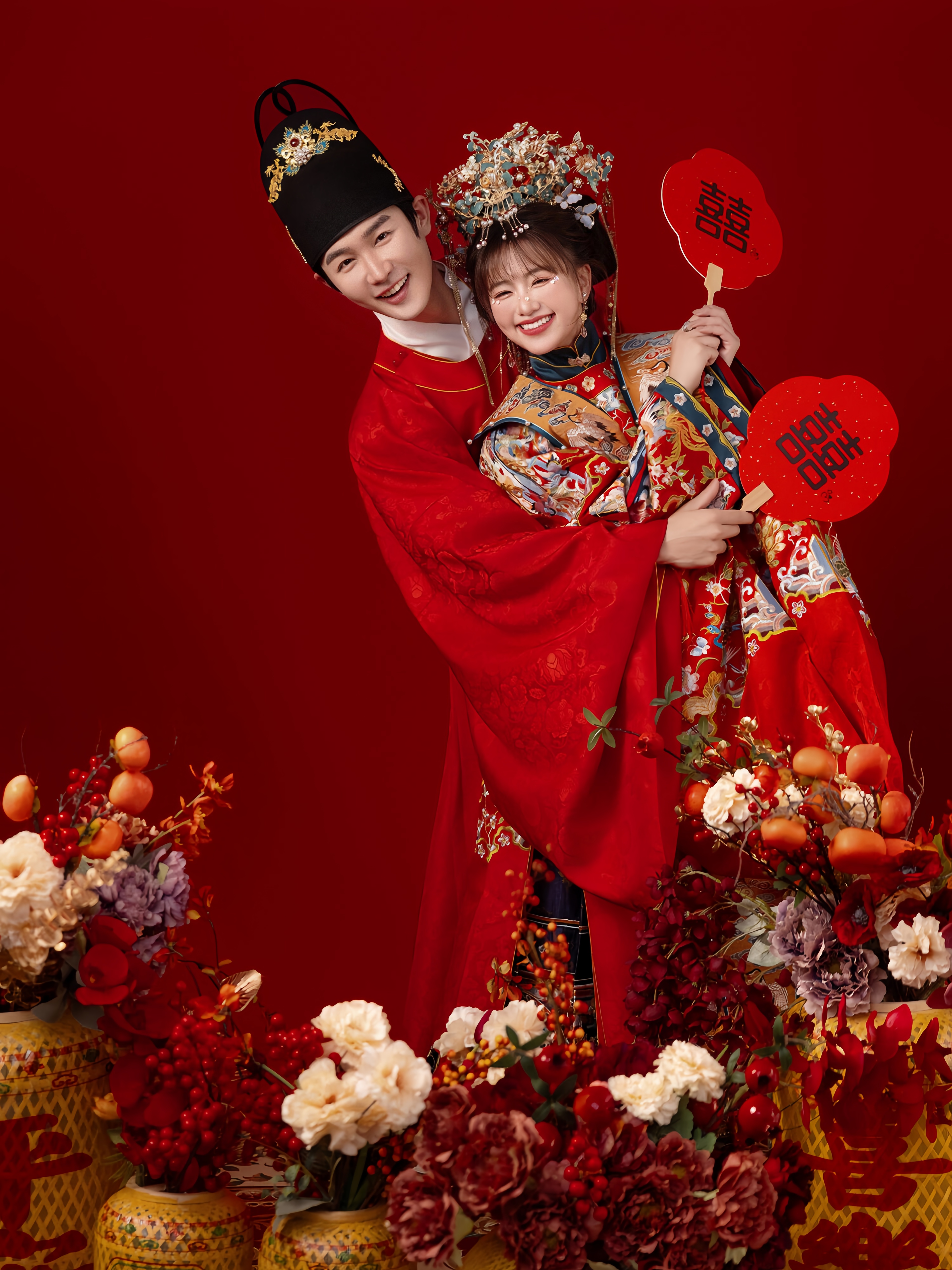 【爆品汉服婚纱照】草坪婚纱照/一价全包/定制夜景