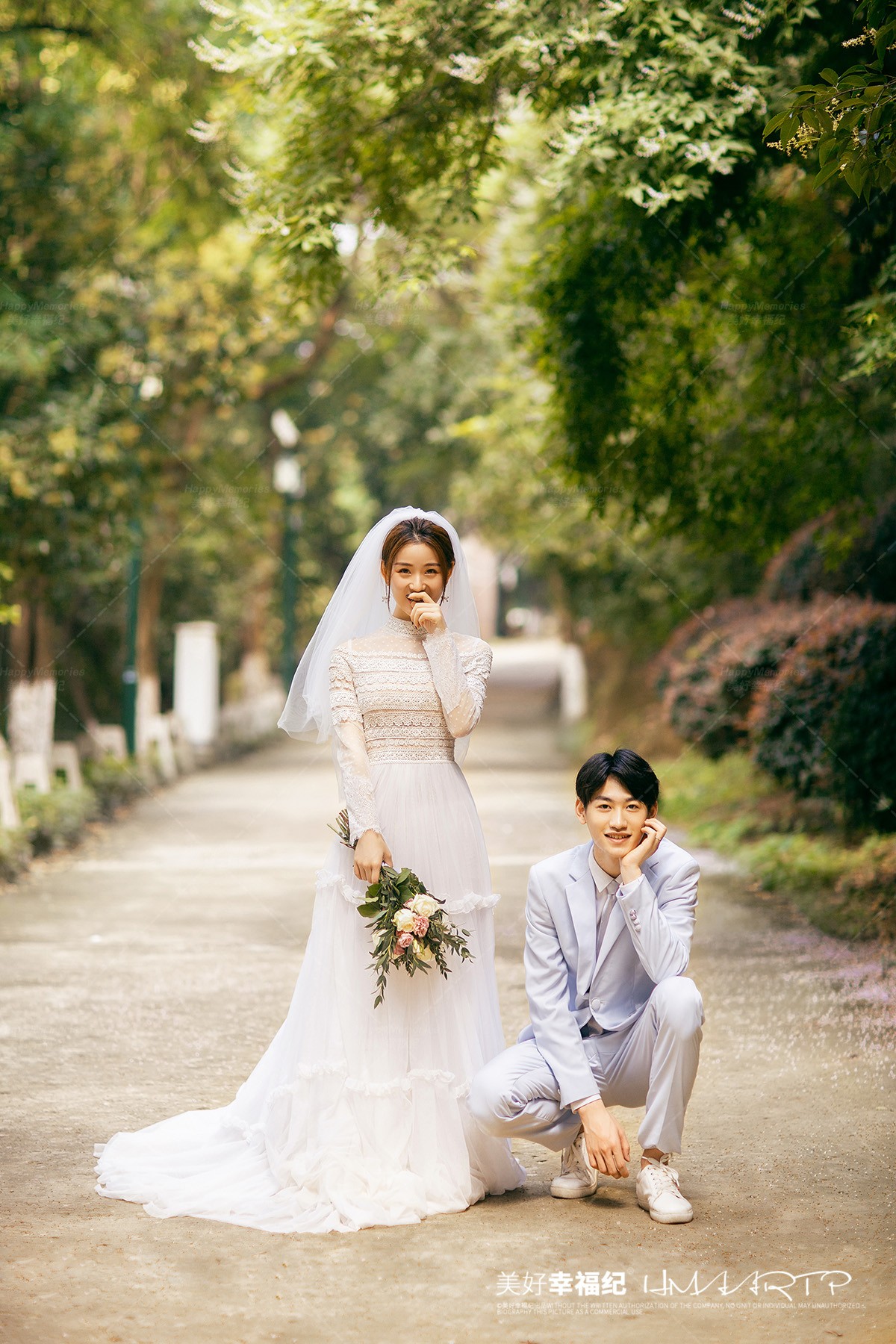 森系婚纱_森系婚纱造型图片(3)