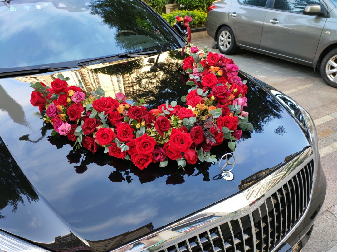 酒紅復(fù)古小U形（花車裝飾套餐）