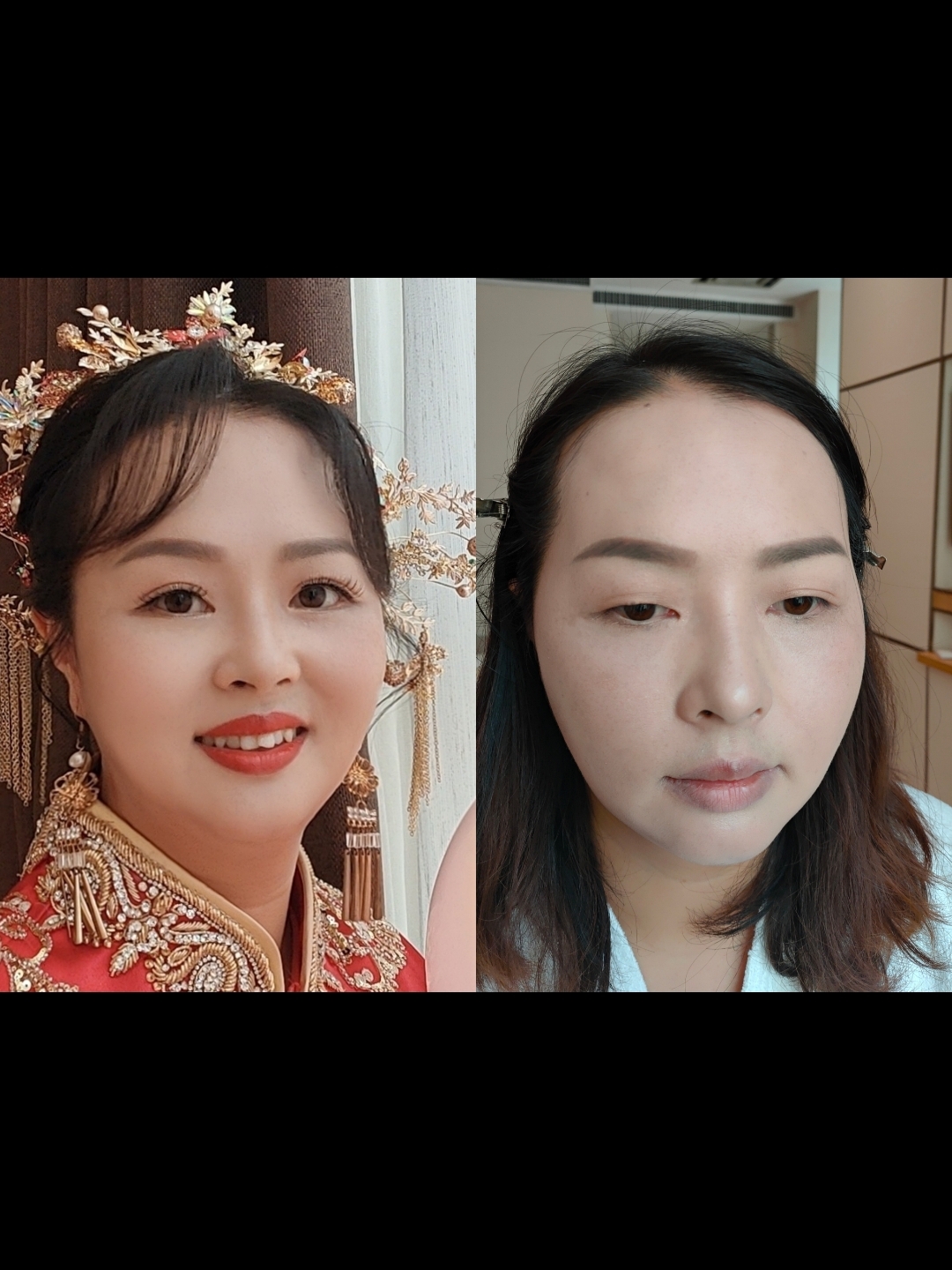 半日跟妆 中西式