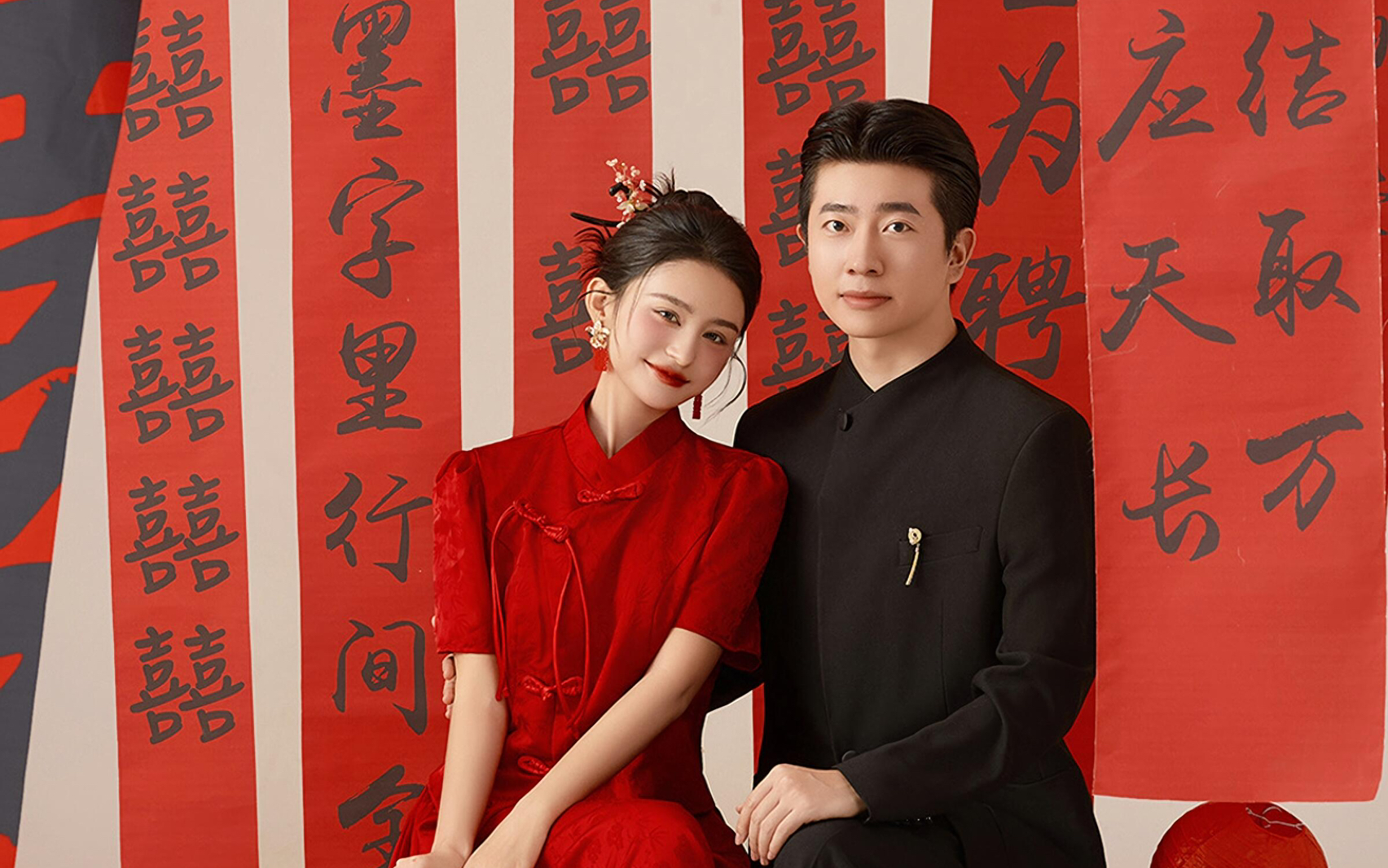 中式婚紗照殺瘋啦 這組喜嫁風(fēng)狠狠拿捏住了