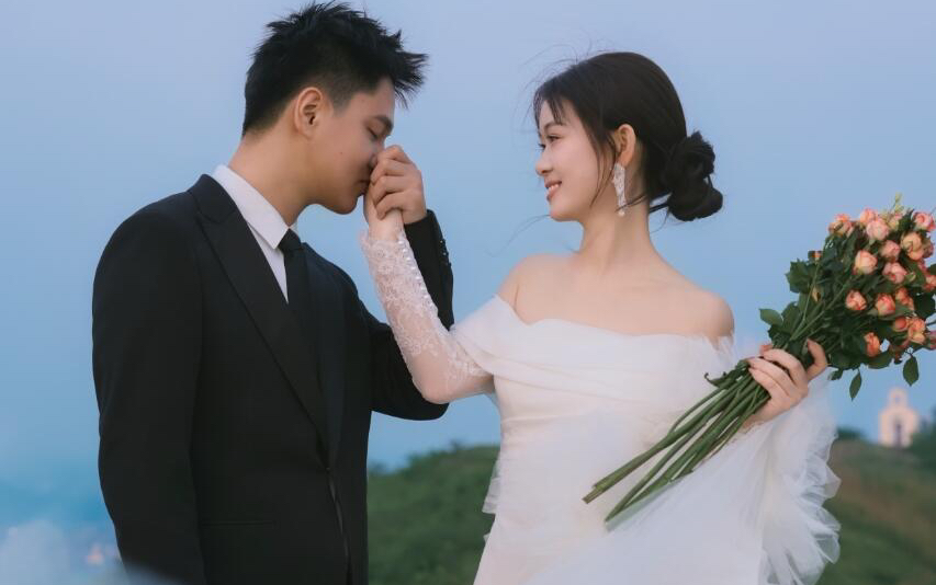 山頂婚紗照客片欣賞！石家莊婚紗照推薦商家