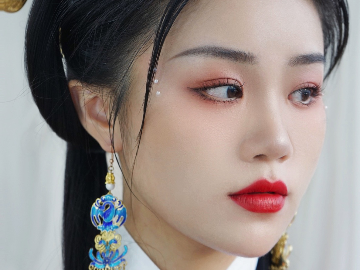 【汉服新娘造型】汉服婚礼汉服妆娘汉服化妆师中式婚
