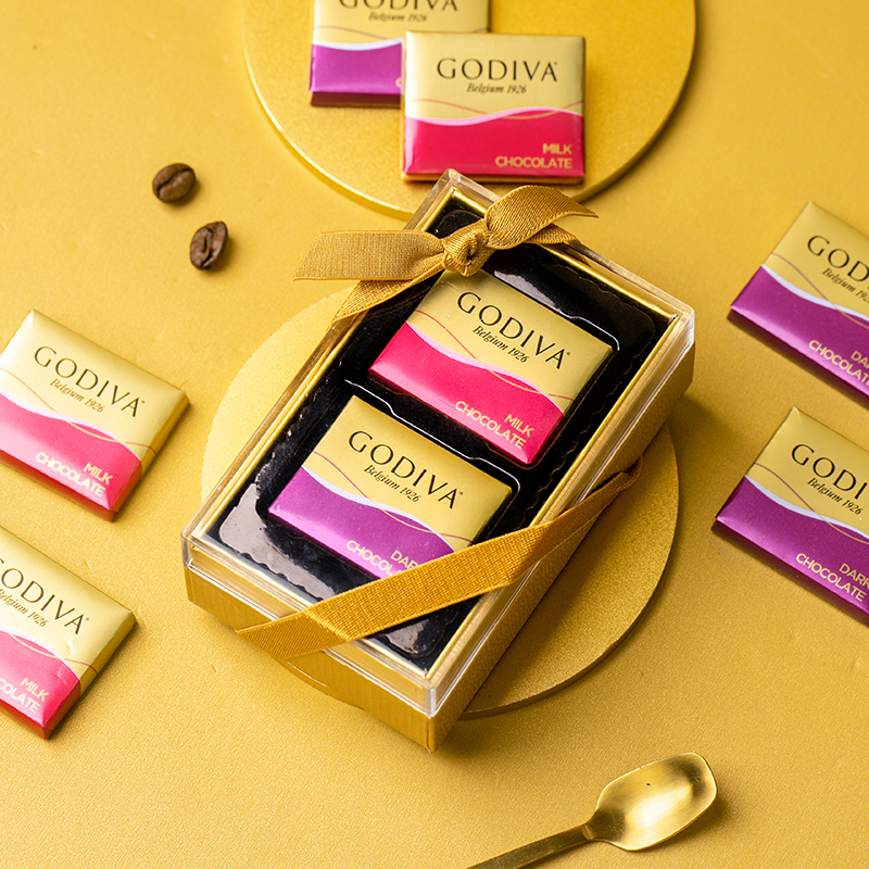 GODIVA/歌帝梵巧克力片装2粒装