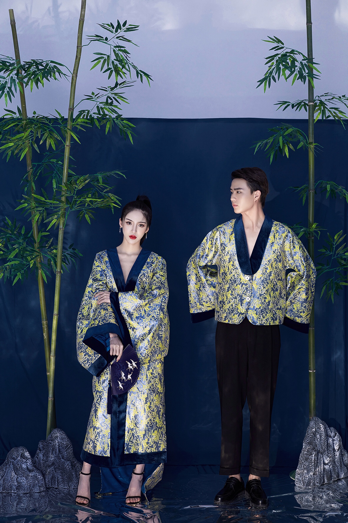 时尚中国风婚纱照 小众定制套系