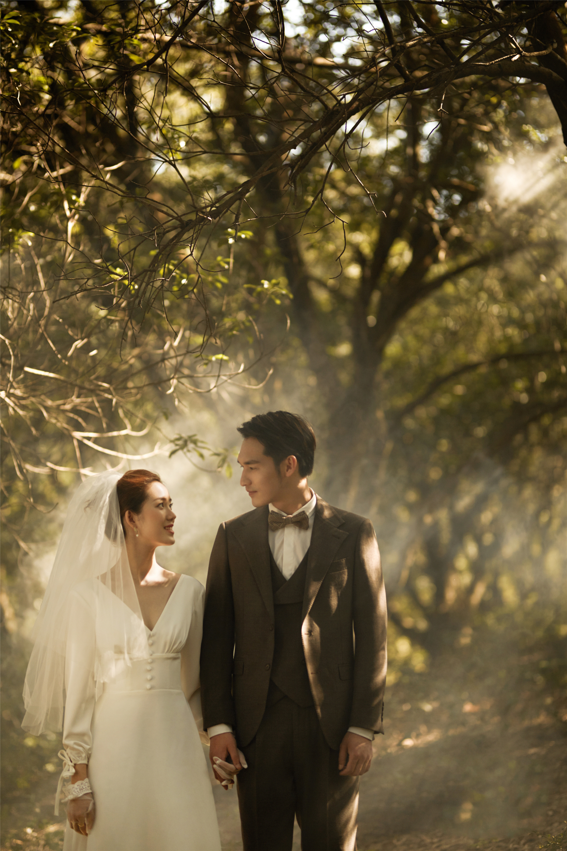 浪漫唯美森系婚纱照