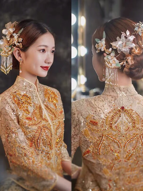 唯美美妆中心新娘跟妆造型9件套