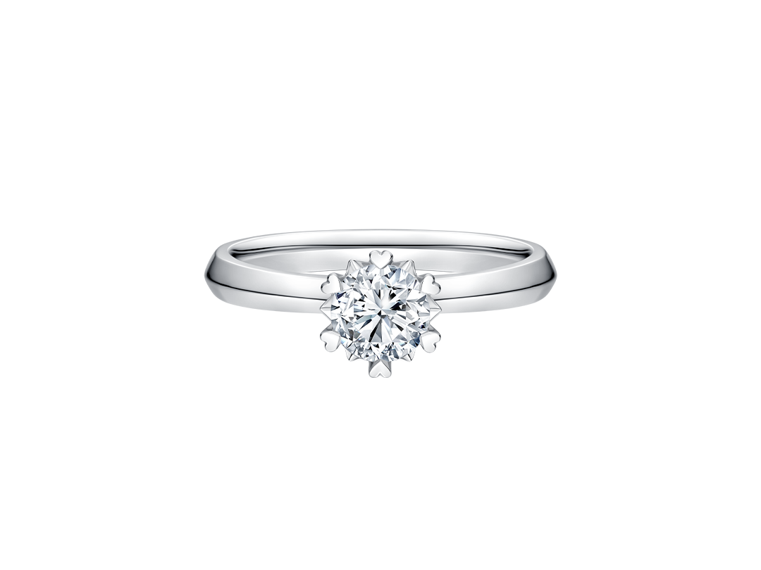 DR BELIEVE经典雪花求婚钻戒J10341