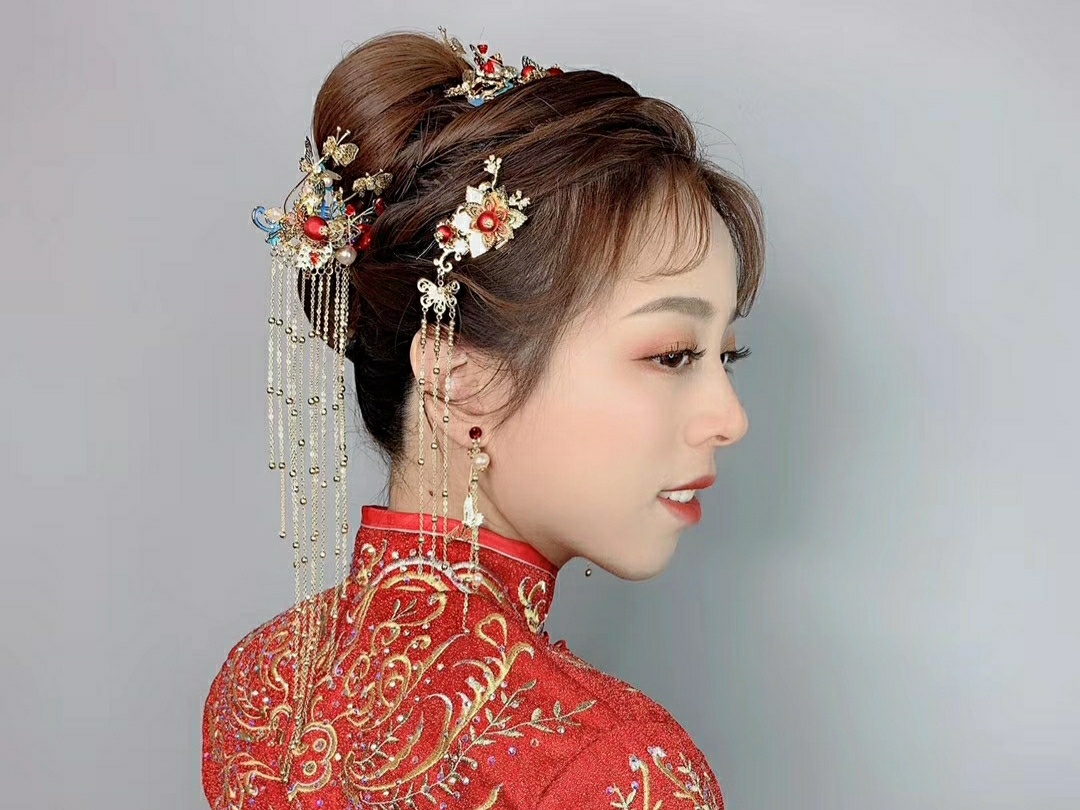 新娘早妆，订婚，回门，单次妆