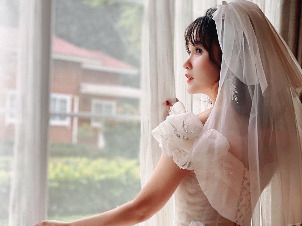 中山新娘全天跟妆，无暇清透新娘妆