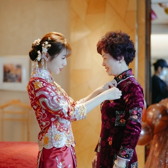 出嫁一定要美美的，婚礼现场