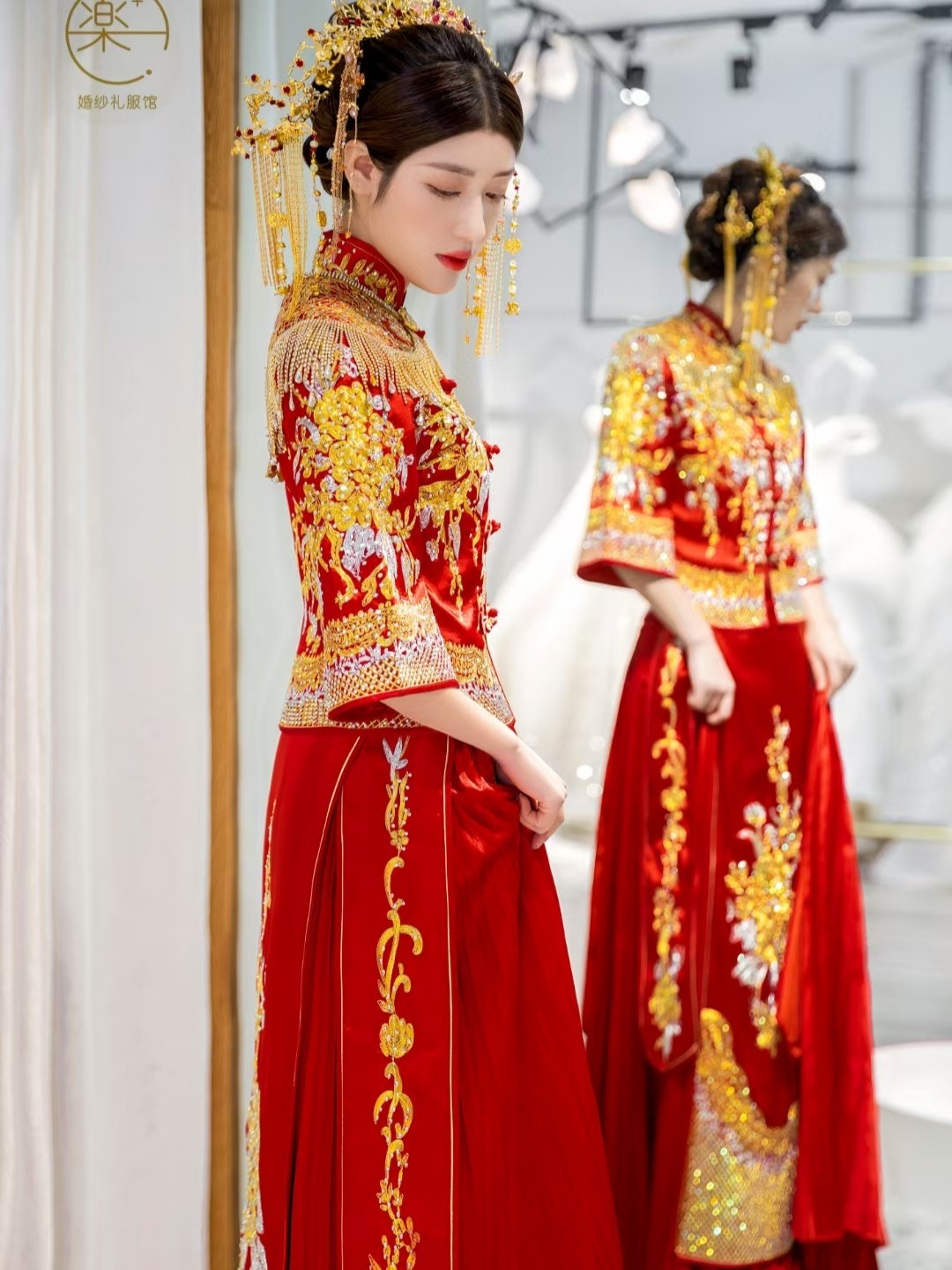 【性價比超高】婚紗7件套+跟妝+男士西服租賃