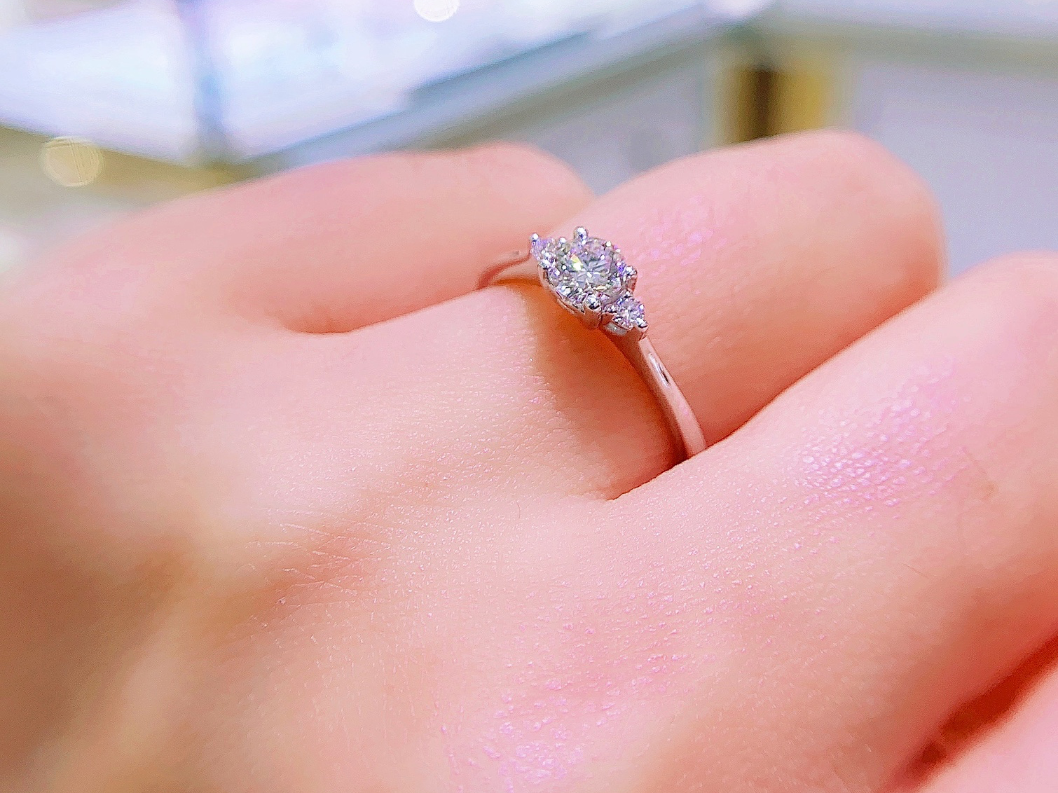 三生三世承诺钻戒30分心动定制