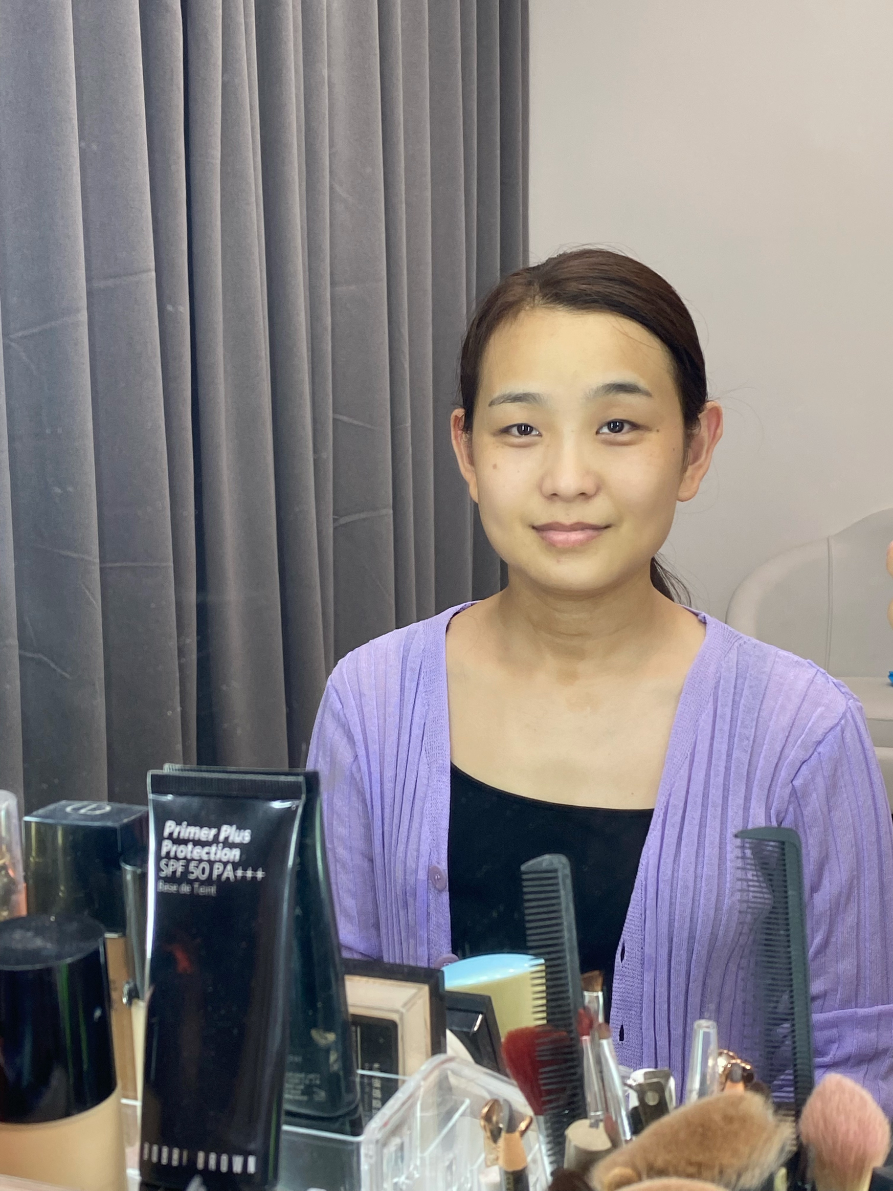 妆前妆后对比