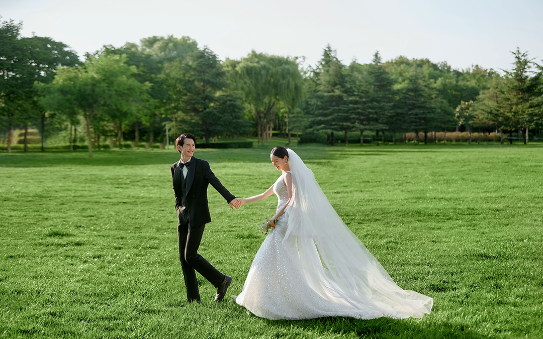 纯外景森系纪实婚纱照