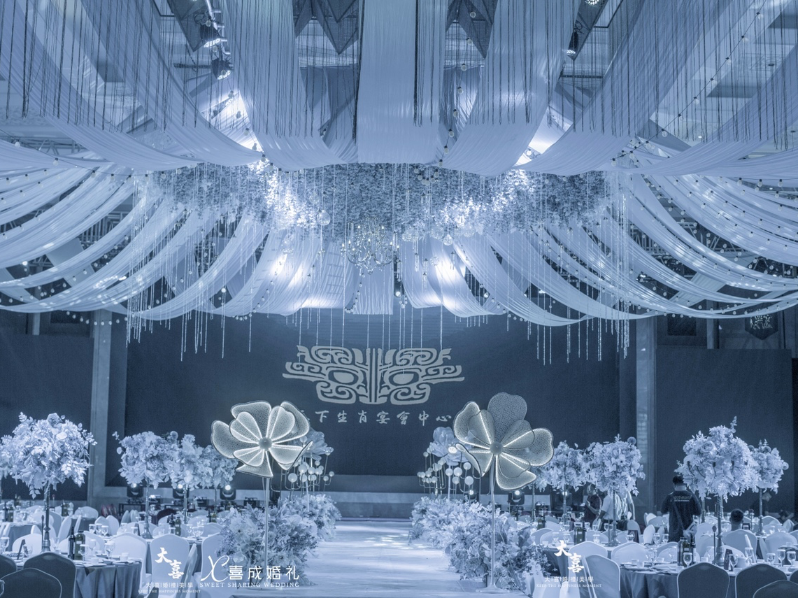 高級(jí)藍(lán)色婚禮定制·銅陵婚禮
