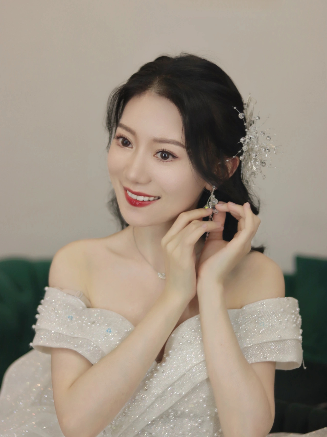 韩式温婉动人仙气十足清新甜美的新娘造型