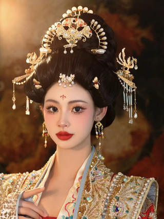中式汉唐新娘妆