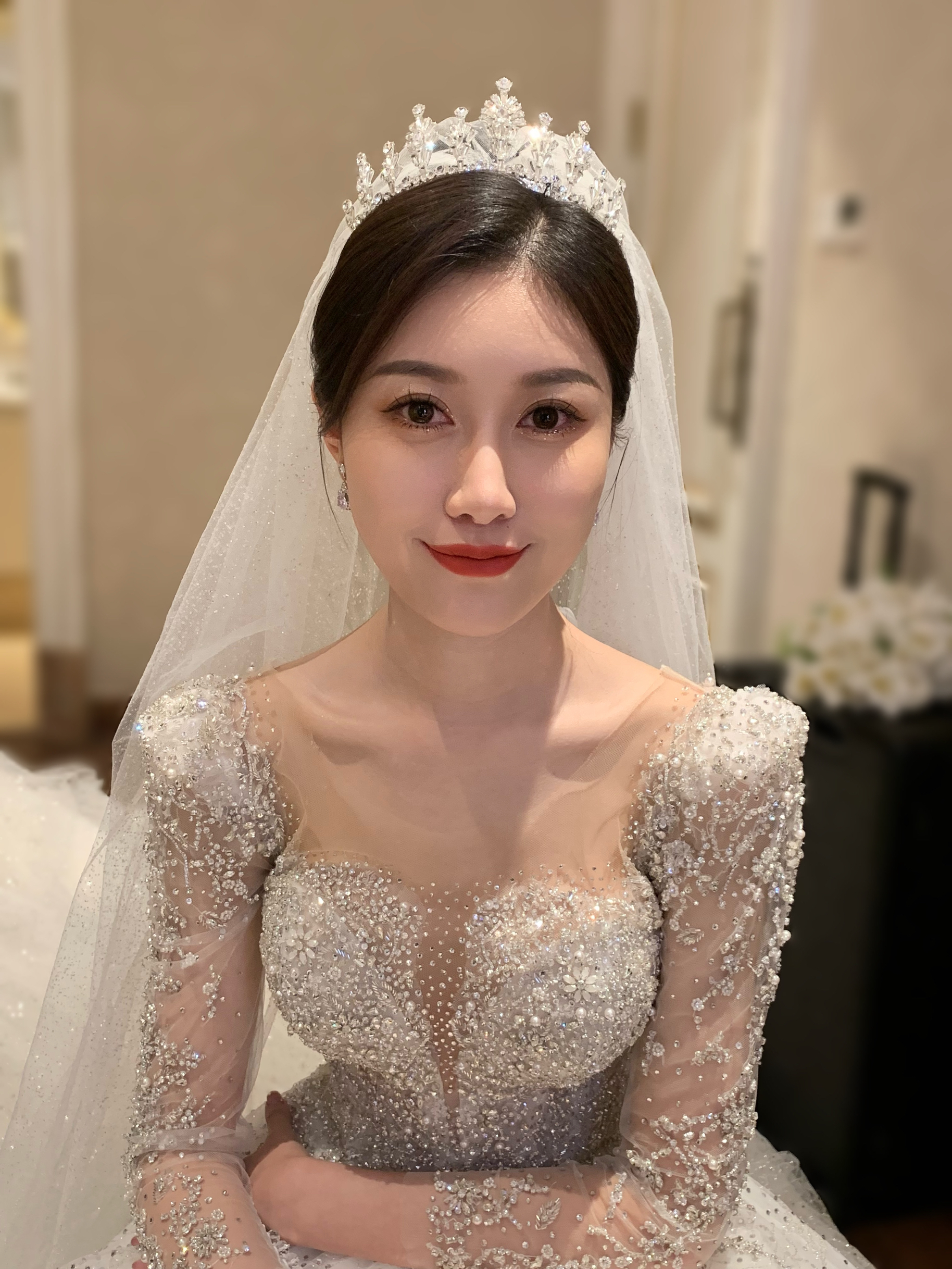 甜美端庄新娘造型