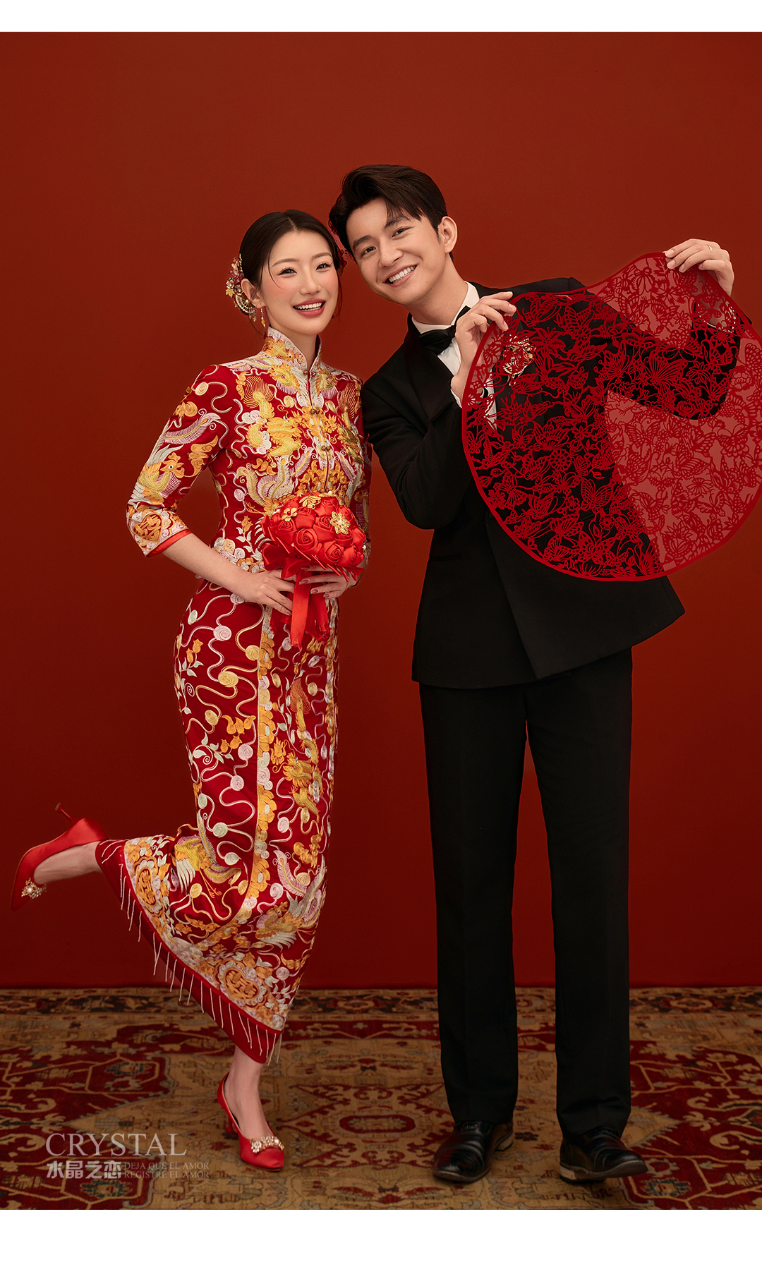 仪式感，专属定制拍摄，定制四组婚纱照！