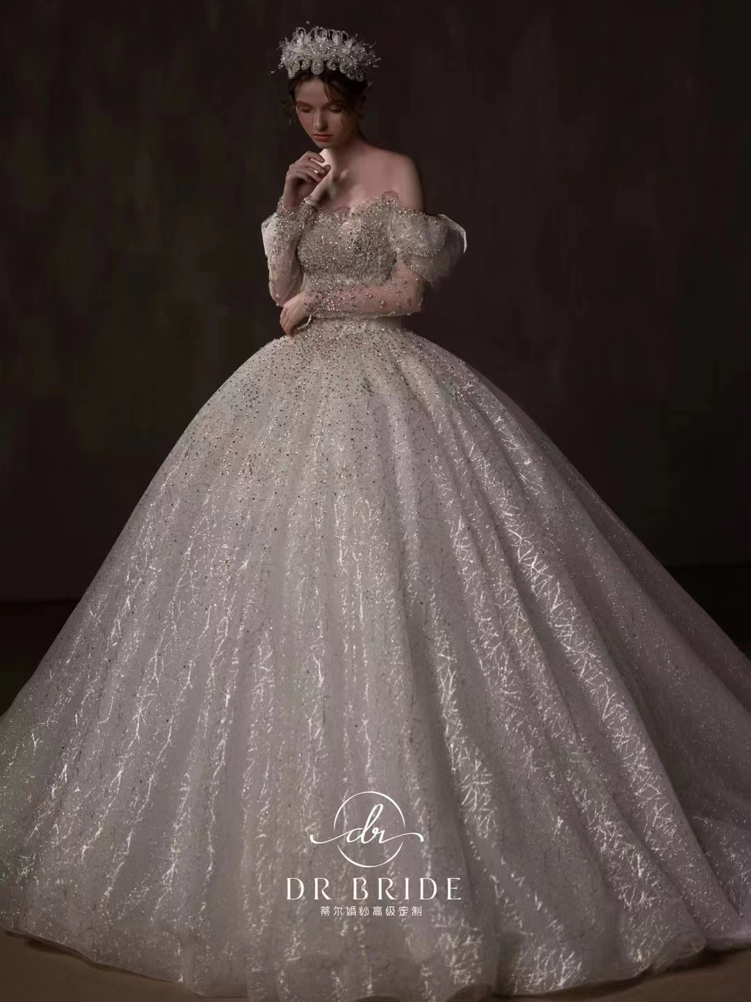 【DR蒂尔】奢美华丽的韩式主纱 