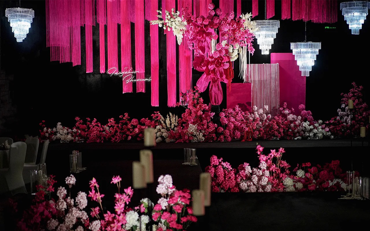 【海派婚礼】神秘线帘肯尼亚红婚礼