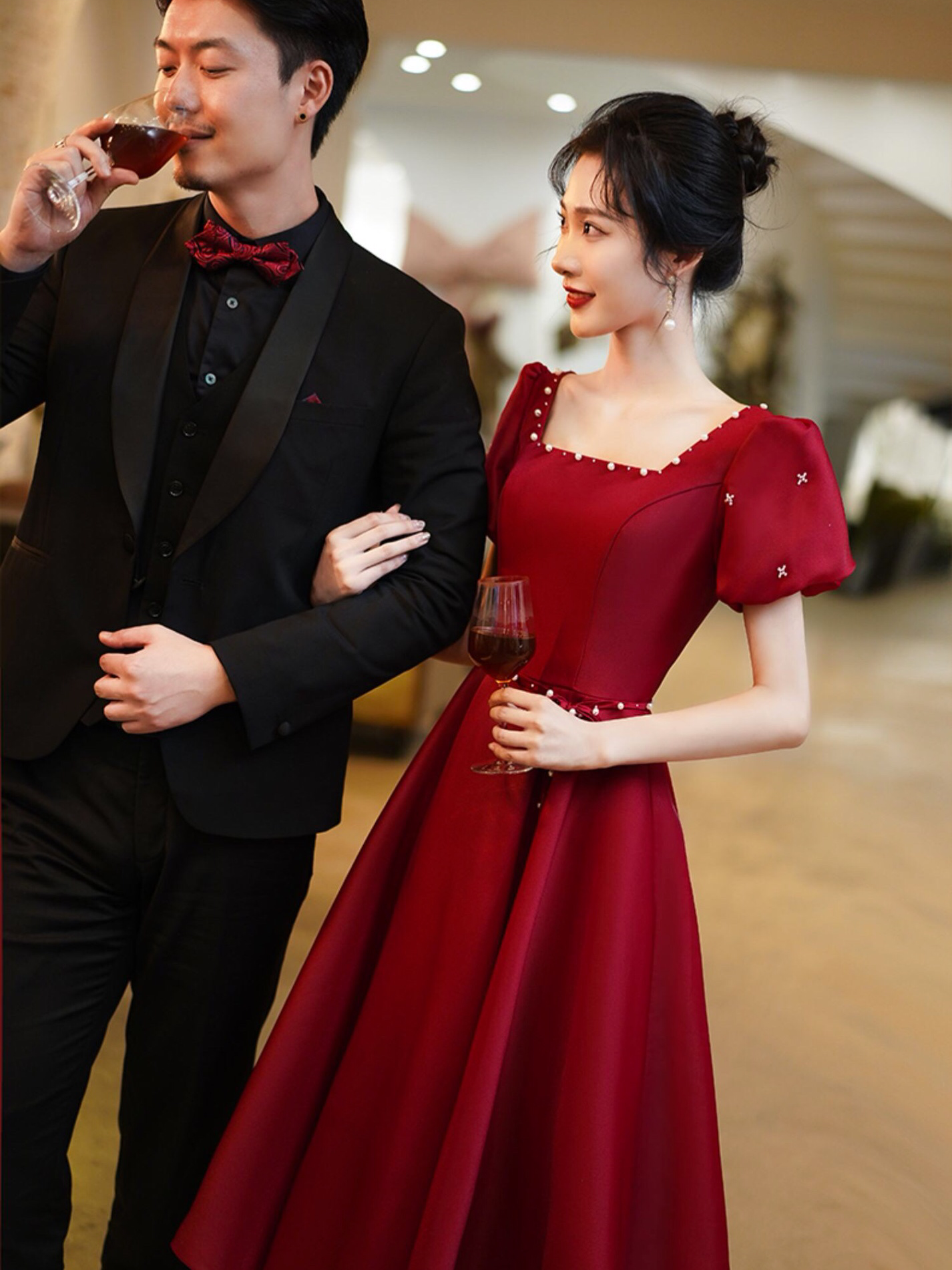 敬酒服/晚宴/婚礼/主持/订婚时尚礼服