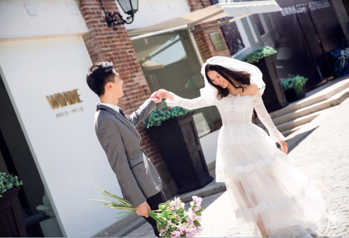 37度爱婚纱_婚纱情侣头像
