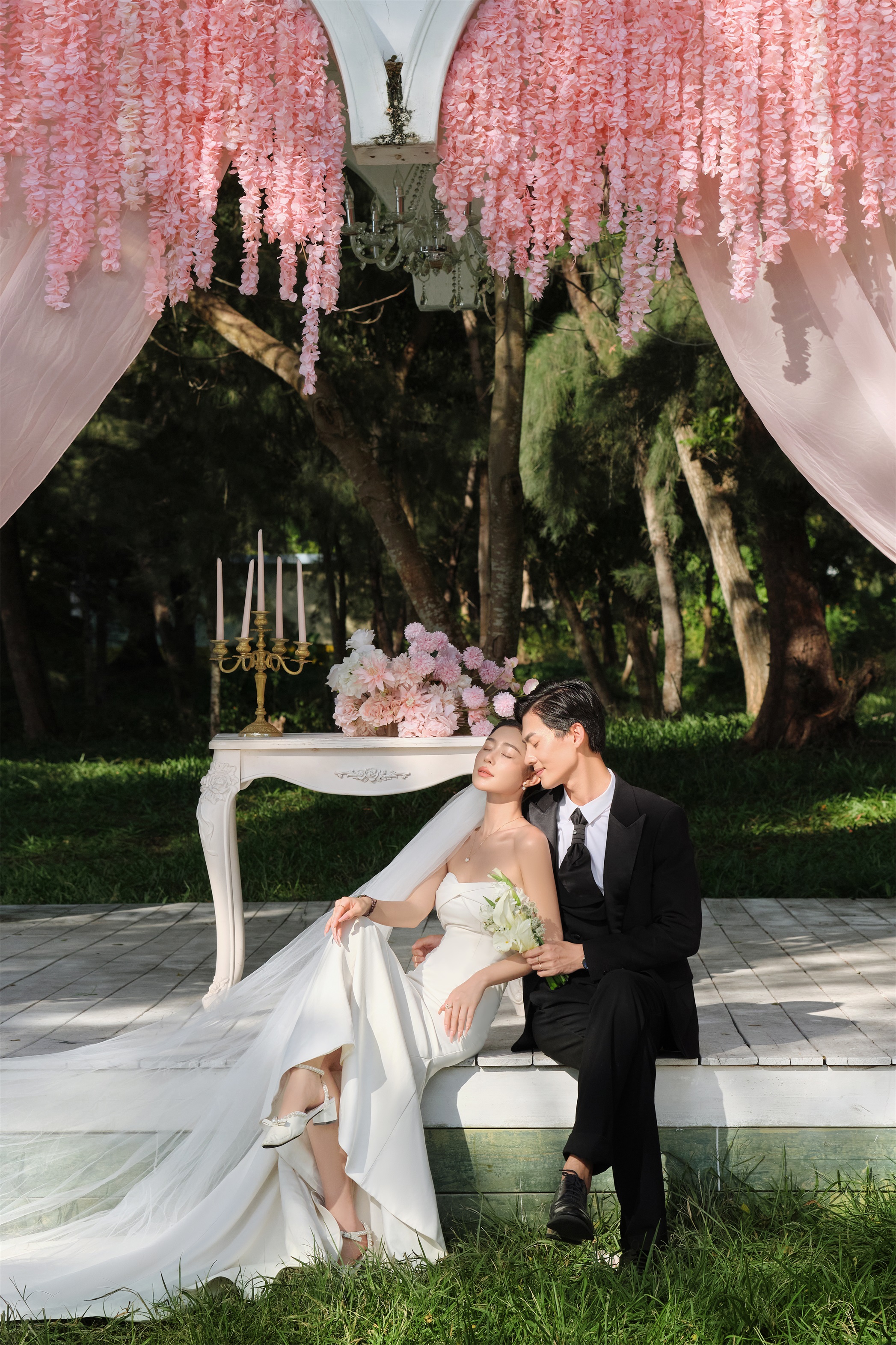 是心动呀~超喜欢的礼堂韩式婚纱照