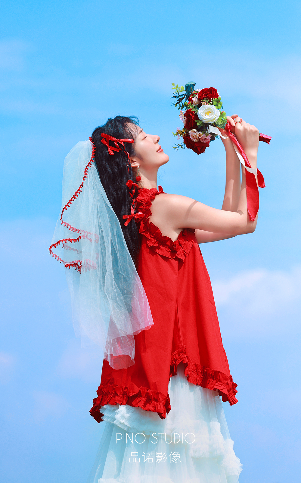 生命力喜嫁婚纱照