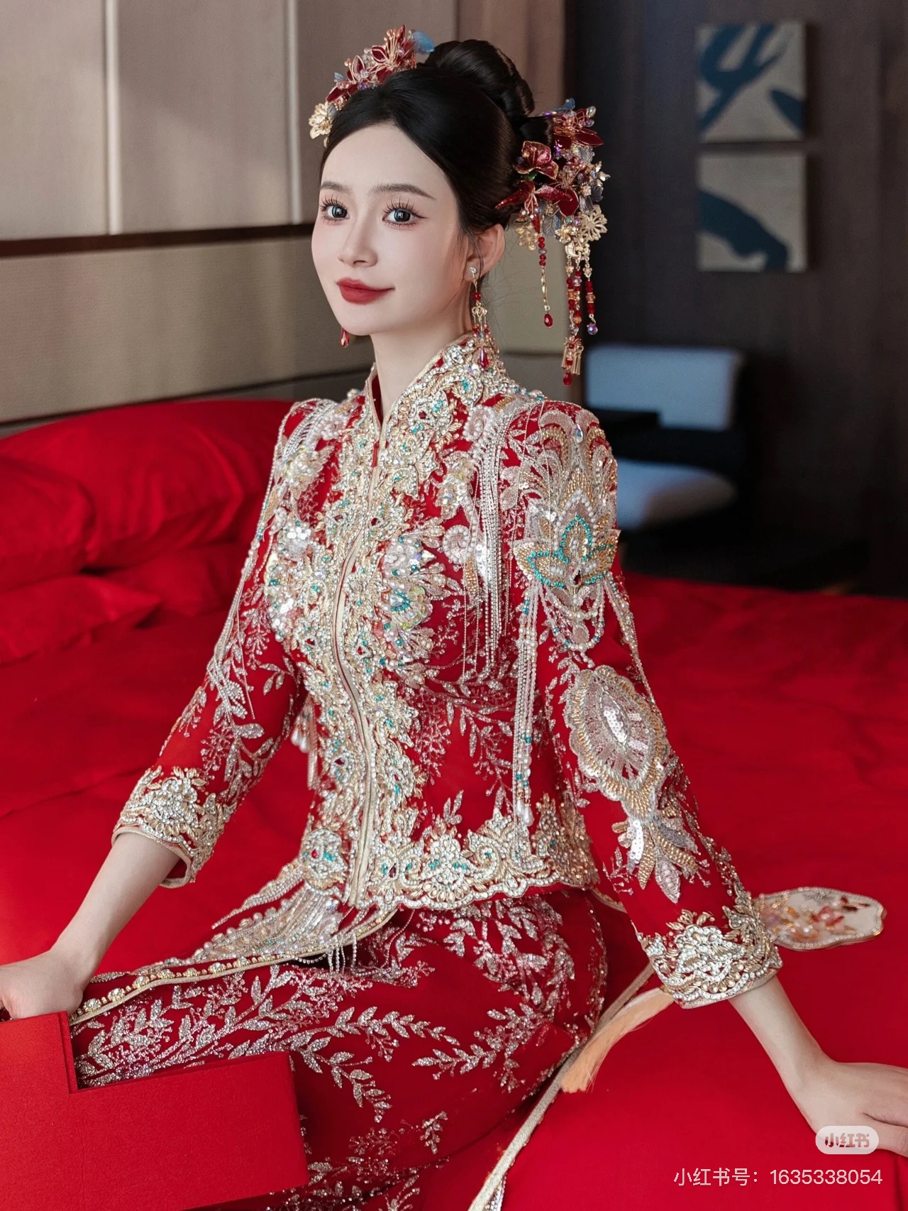 礼服秀禾服试纱拍摄（满意可租）