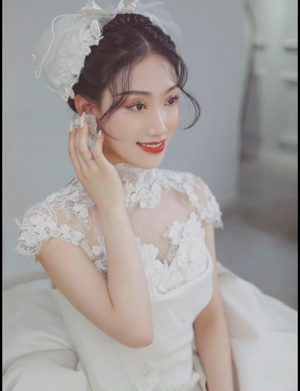 全程外景森系新娘妆造型4款，送新郎妆妈妈妆
