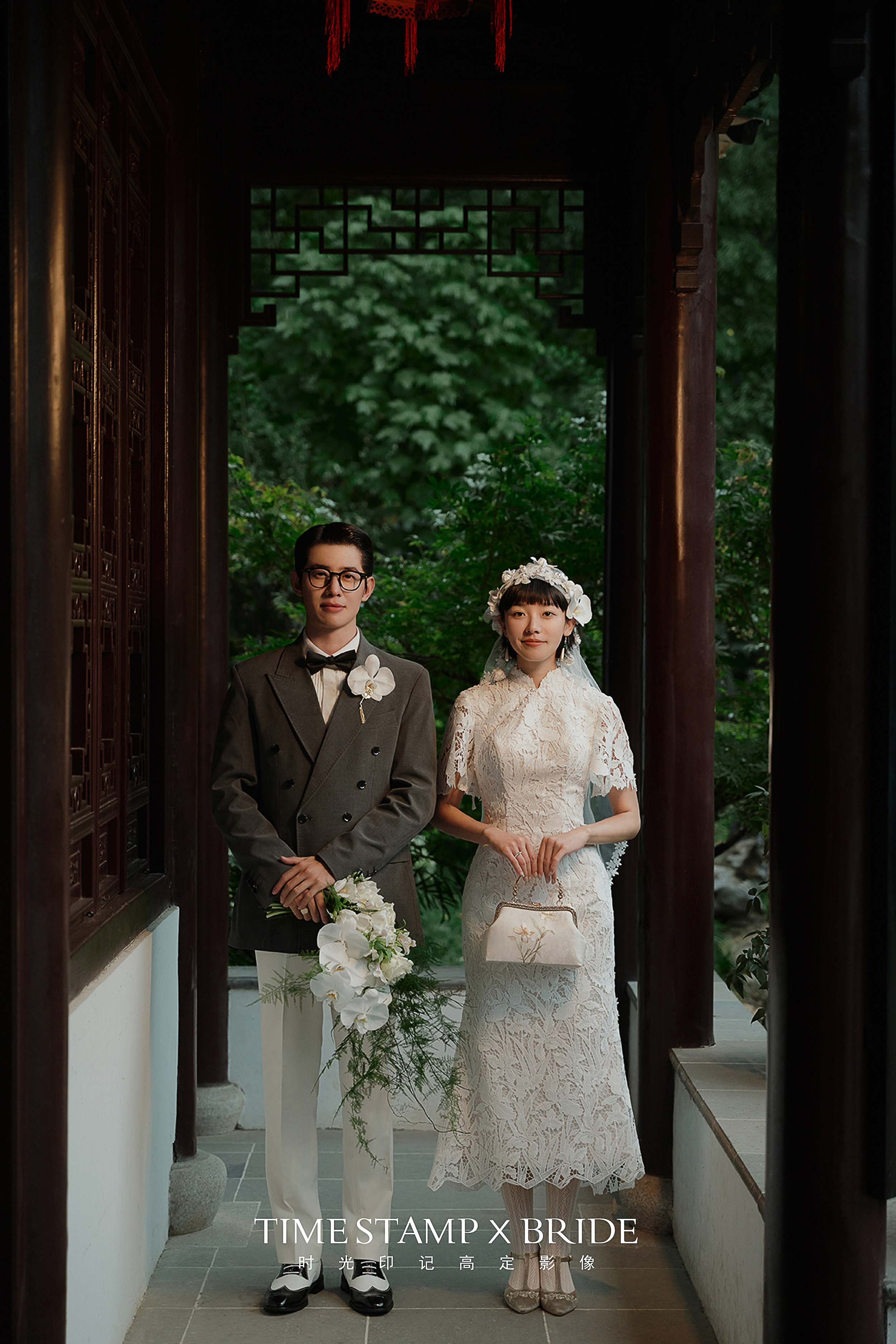 经典复古的民国风园林婚纱照, 记录幸福的时刻！