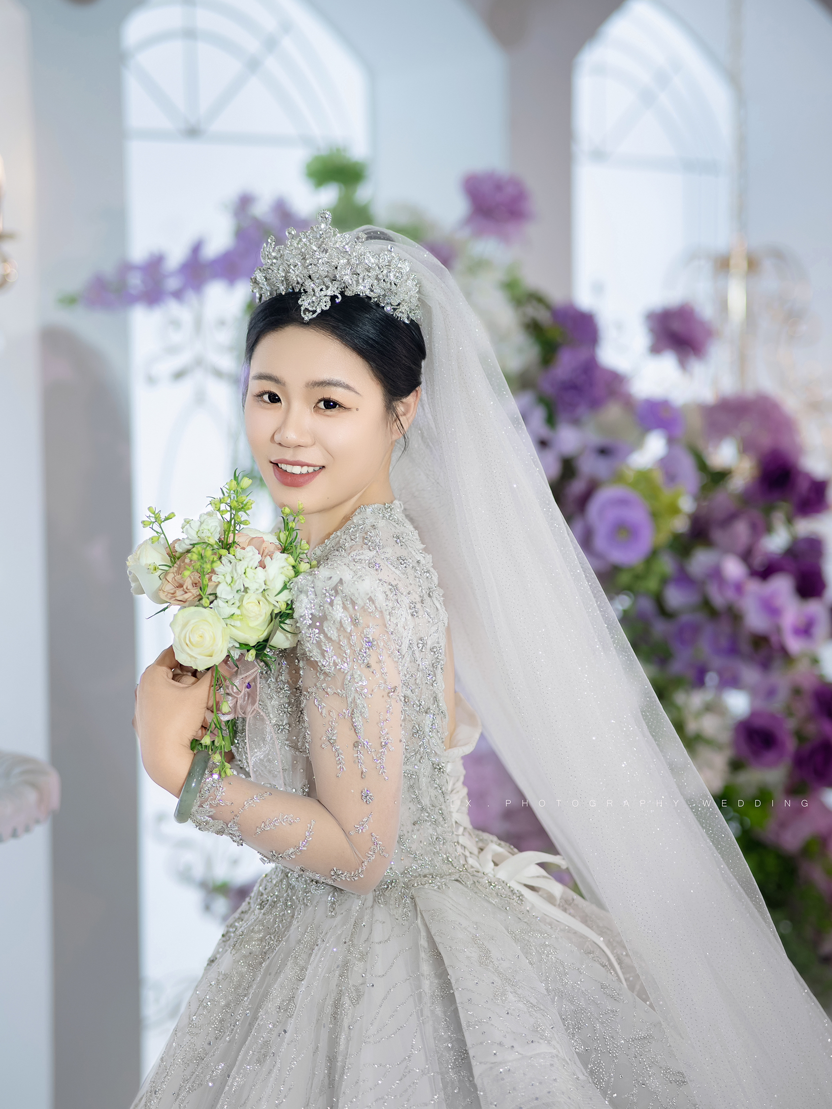 温婉的韩系主纱造型